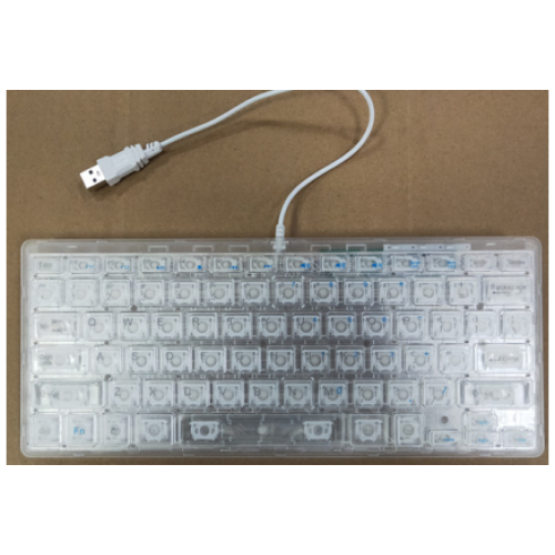 Transparent Wired Keyboard HK2098