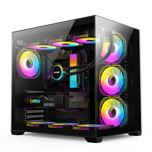 PC CASE SEAVIEW COMPUTER CASE FOR GAMING JS2852